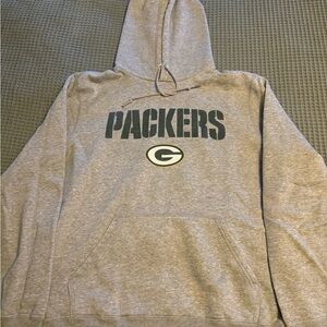 Gray Nike Packers Hoodie